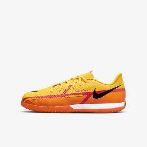 Nike Jr. Phantom GT2 Academy IC Older Indoor Court Fußballschuhe Kinder Orange | NK491CZU