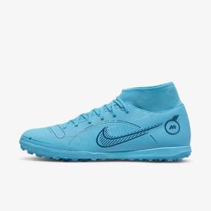 Nike Mercurial Superfly 8 Club TF Turf Fußballschuhe Damen Orange | NK724RDJ