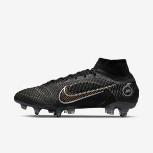 Nike Mercurial Superfly 8 Elite SG-PRO Anti-Clog Traction Soft-Ground Fußballschuhe Herren Metal Metal Gold | NK198EDG