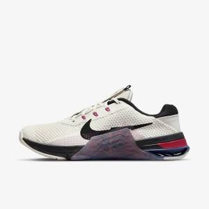 Nike Metcon 7 Sportschuhe Damen Metal | NK613DJY