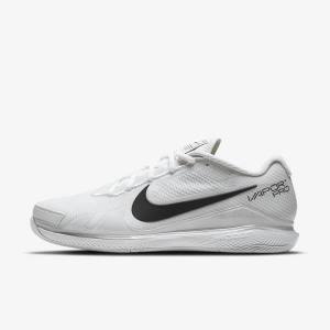 Nike NikeCourt Air Zoom Vapor Pro Hard-Court Tennisschuhe Herren Weiß Schwarz | NK095ZNS