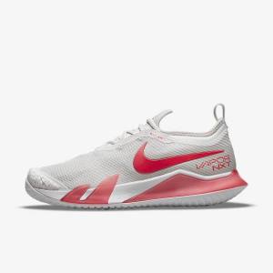 Nike NikeCourt React Vapor NXT Hard Court Tennisschuhe Damen Hellbeige Weiß | NK514FLA