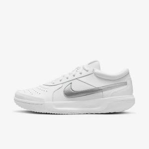 Nike NikeCourt Zoom Lite 3 Tennisschuhe Damen Metal | NK582DJR