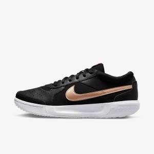 Nike NikeCourt Zoom Lite 3 Tennisschuhe Damen Metal | NK691UYB