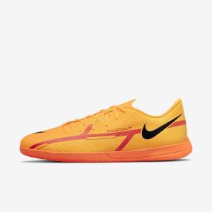 Nike Phantom GT2 Club IC Indoor Court Fußballschuhe Damen Orange | NK185RGY