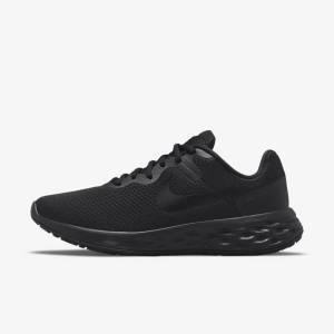 Nike Revolution 6 Next Nature Straßen Laufschuhe Damen Schwarz Dunkelgrau | NK713FQJ