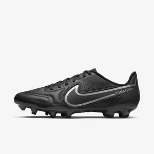 Nike Tiempo Legend 9 Club MG Multi-Ground Fußballschuhe Damen Schwarz Dunkelgrau | NK715BZG