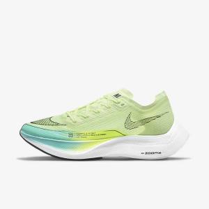 Nike ZoomX Vaporfly Next% 2 Straßen Rennfahrer Laufschuhe Damen Metal Gold | NK614GIL