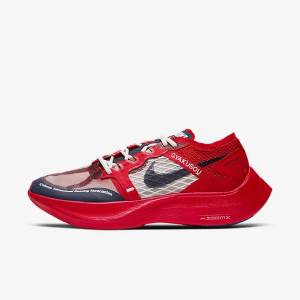 Nike ZoomX Vaporfly Next% x Gyakusou Sneakers Herren Rot Blau | NK042DWK
